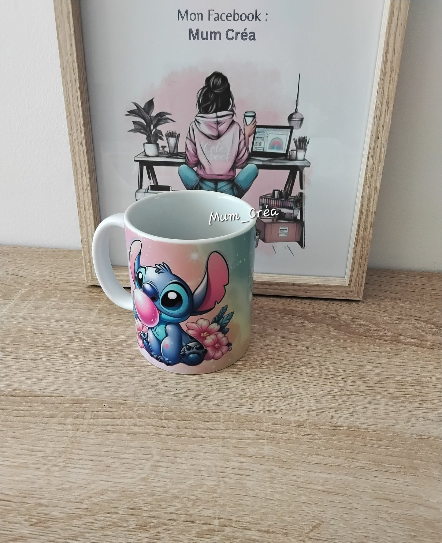 Mug stitch arc en ciel