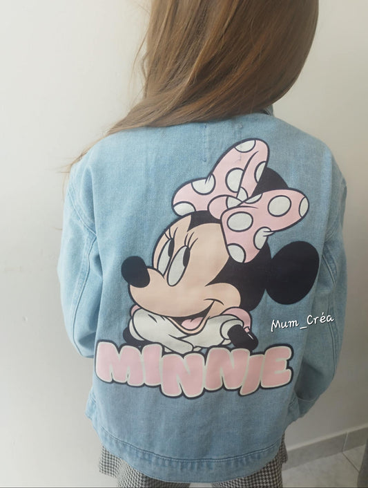 Veste en jeans Minnie